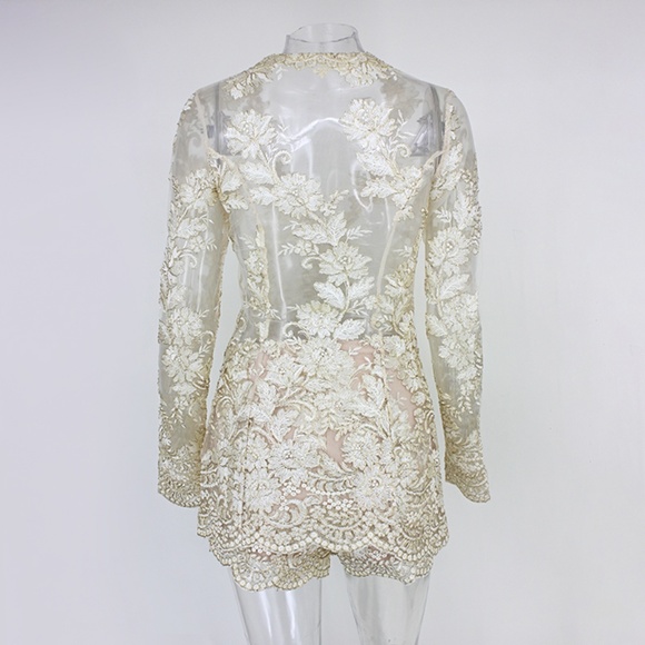 Embroidery shorts suit - Picture 5 of 8